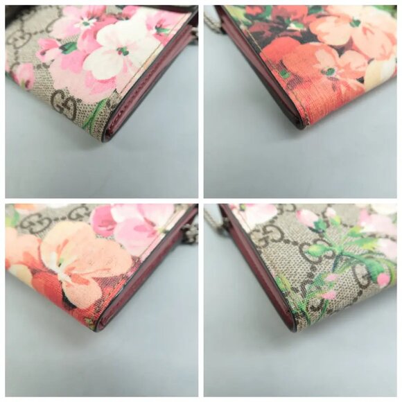 100% Authentic GUCCI Dionysus Long Chain Wallet Brown Canvas Shoulder Bag - Picture 5 of 12